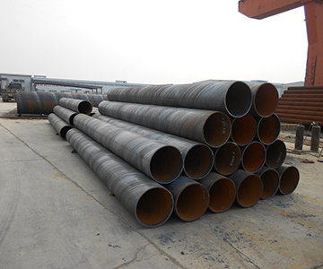 Tubería de acero espiral 529, construcción espiral de la tubería de acero, tubería de acero espiral de alta calidad